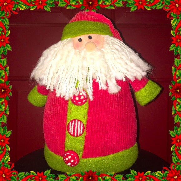 Santa Decoration - Christmas Decoration, Stuffed Santa Claus, St. Nicolas, Gift - Picture 3 of 10